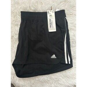 New Adidas Size 2XL Women’s Black Woven Shorts